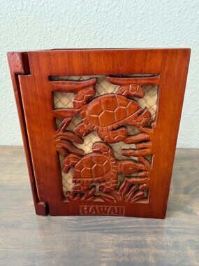 Hawaiian Wood Photo Album Turtles Hawaii
